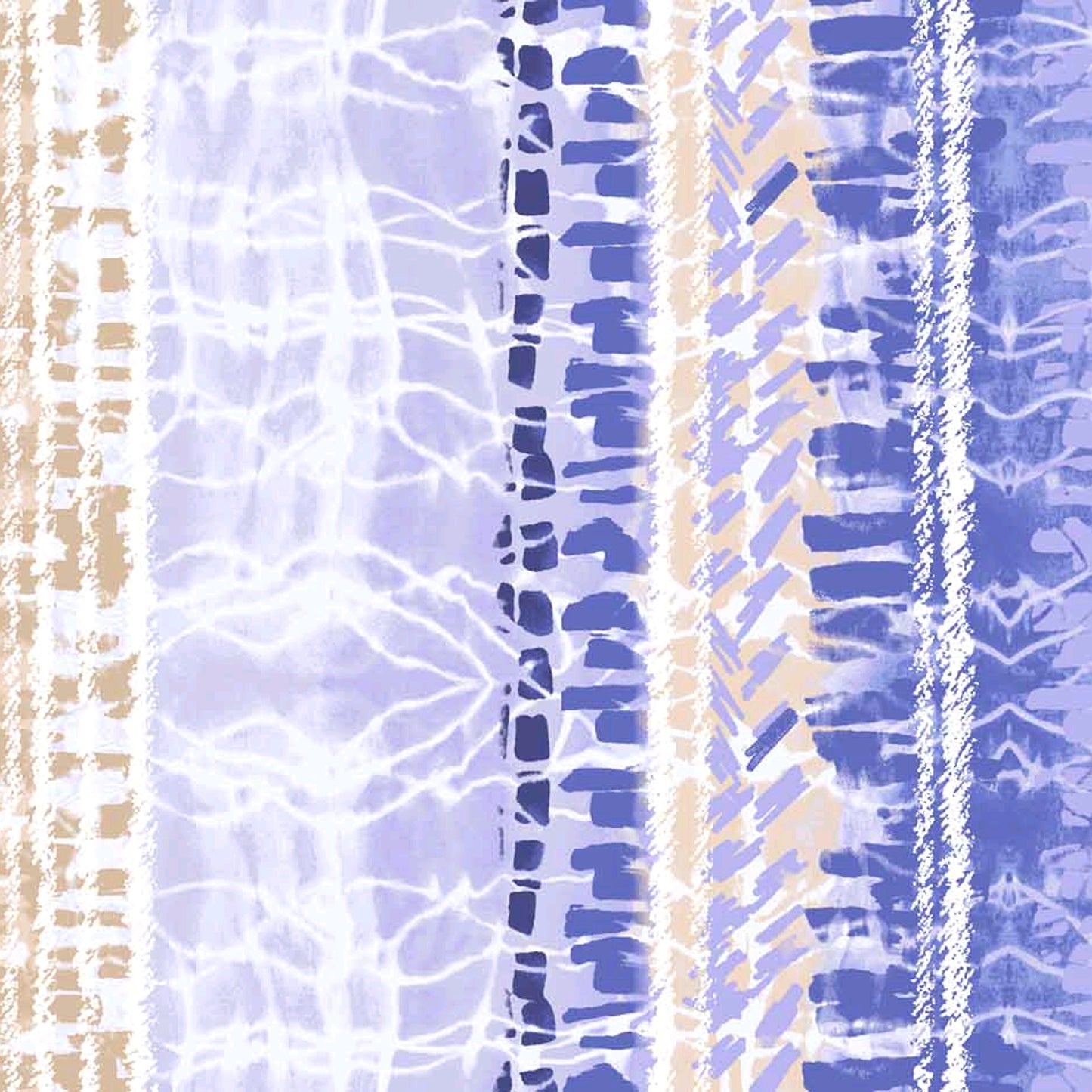 DP-1705-754-SNORKEL-BLUE-TAN - PRINTED POLY MOROCCAN 100% POLY