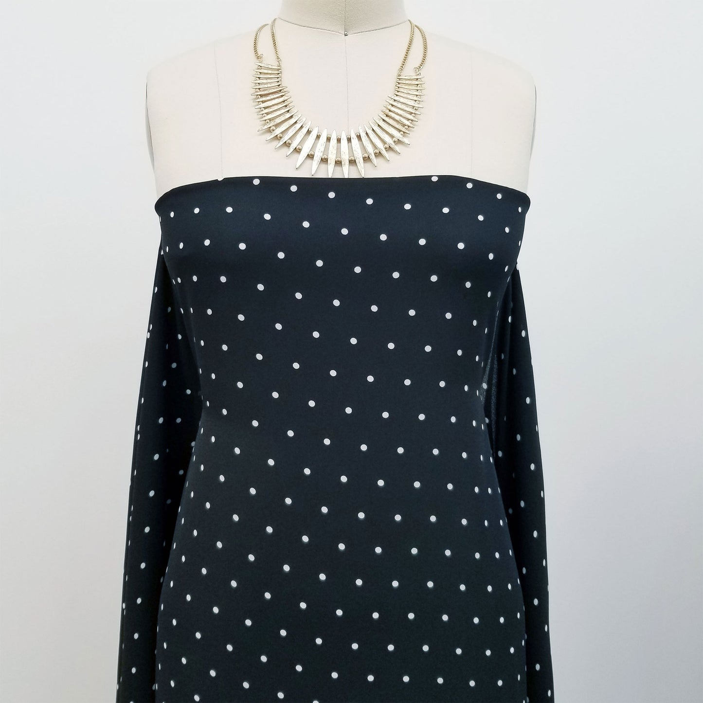 DP-185-504-001-BLACK-OFF-WHITE - PRINTED WOOL DOBBY 100% POLYESTER