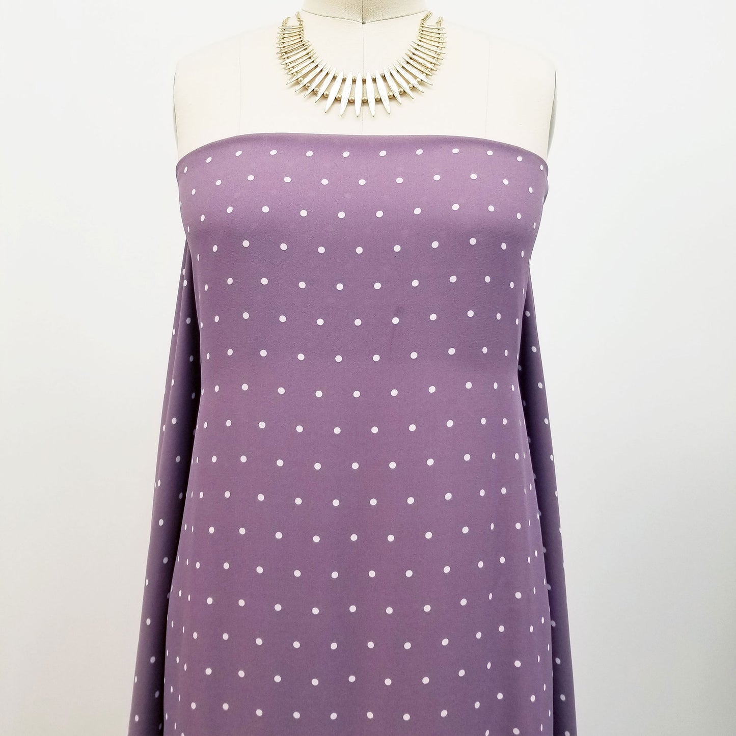 DP-185-504-003-DUSTY-LILAC-OFF-WHITE - PRINTED WOOL DOBBY 100% POLYESTER