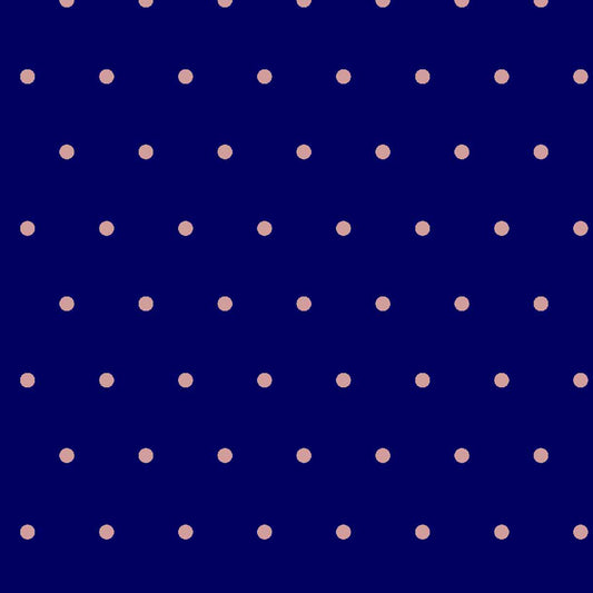 DP-185-504-004-NAVY-CORAL - PRINTED WOOL DOBBY 100% POLYESTER