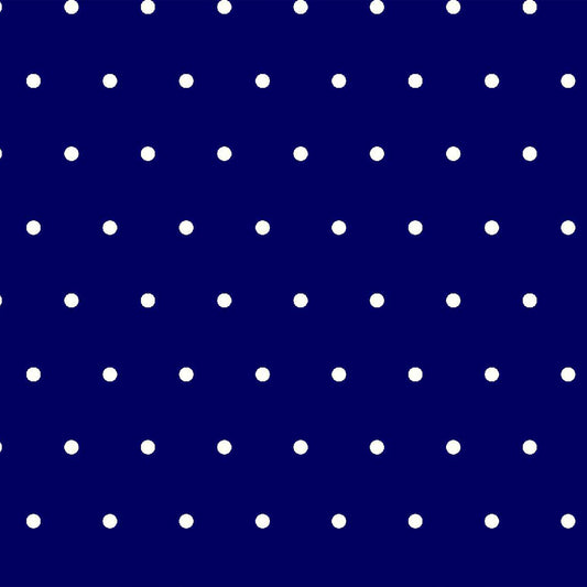 DP-185-504-005-NAVY-OFF-WHITE - PRINTED WOOL DOBBY 100% POLYESTER