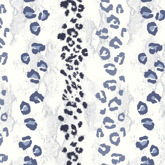 DP-1856-586-OFF-WHITE-BLUE - PRINTED CREPE CHIFFON 97% POLY 3% SPANDEX