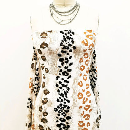 DP-1856-586-OFF-WHITE-MOCHA - PRINTED CREPE CHIFFON 97% POLY 3% SPANDEX