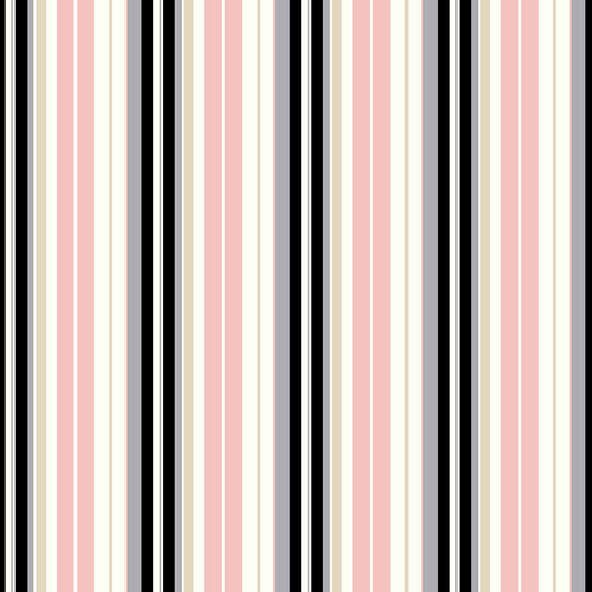 DP-188-586-BLACK-DUSTY-PINK - PRINTED CREPE CHIFFON 97% POLY 3% SPANDEX