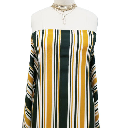 DP-247-586-ARMY-GREEN-MUSTARD - PRINTED CREPE CHIFFON 97% POLY 3% SPANDEX