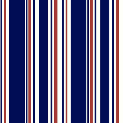 DP-247-586-NAVY-RED - PRINTED CREPE CHIFFON 97% POLY 3% SPANDEX