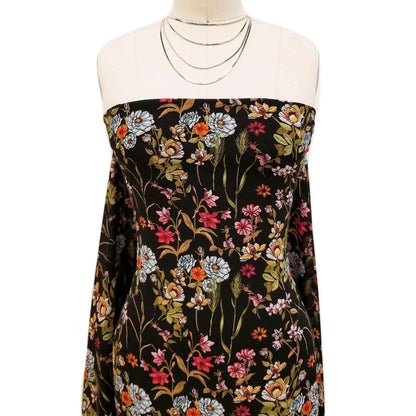 DP-29-502-BLACK-RED - PRINTED 100% POLY CHELSEA CHIFFON