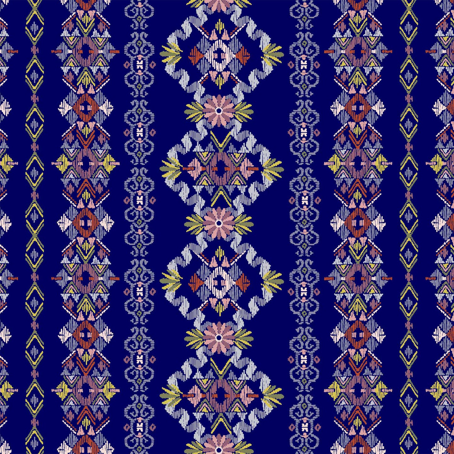 DP-33-596-NAVY-LIME-PRINTED FRENCH TERRY LOOP 65% RAYON 35% POLY SLUB FLEECE