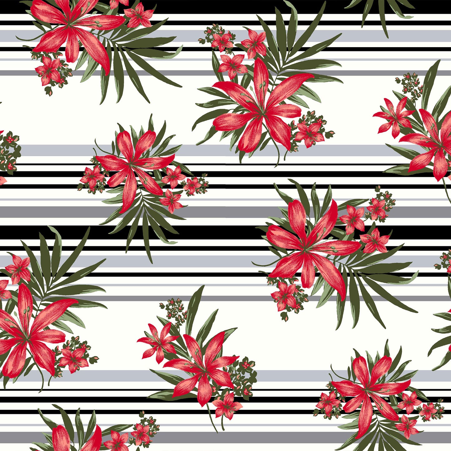 DP-334-481-BLACK-RED - PRINTED LIVERPOOL 94% POLY 6% SPANDEX