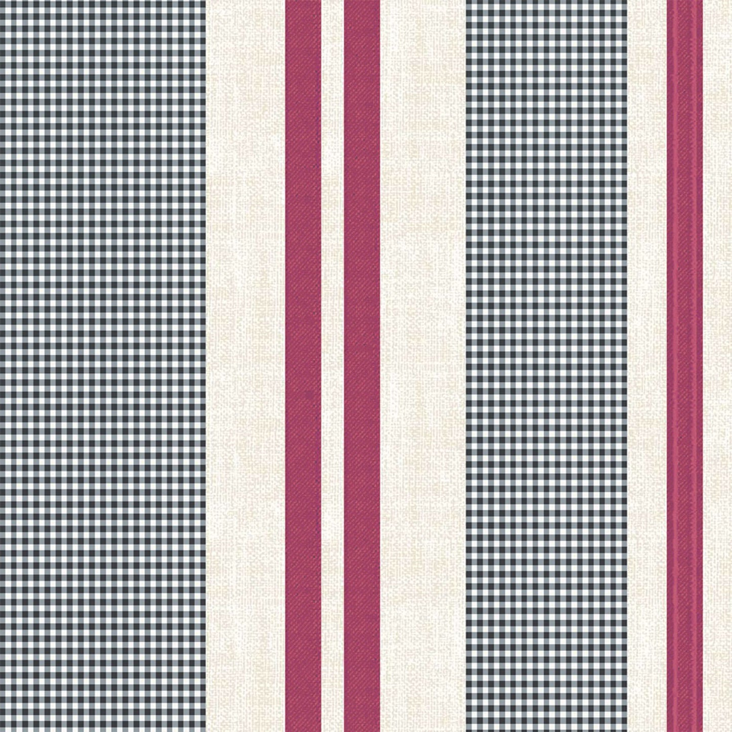 DP-799-734-BLACK-CRANBERRY - PRINT WOOL PEACH 100% POLYESTER