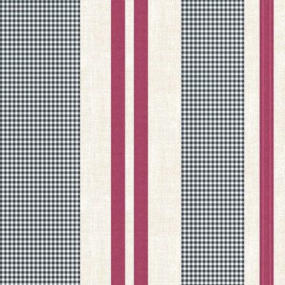 DP-799-734-BLACK-CRANBERRY - PRINT WOOL PEACH 100% POLYESTER