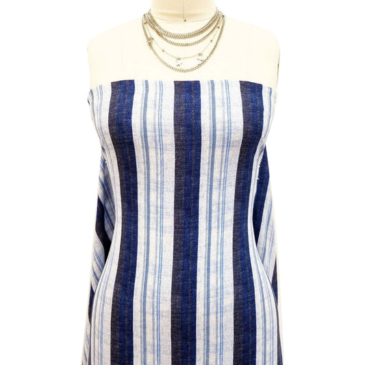 DP-824-698-DENIM-BLUE- PRINTED RAYON CHALLIS 100% RAYON CHALLIS