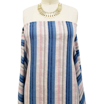 DP-824-698-ECRU-GUAVA- PRINTED RAYON CHALLIS 100% RAYON CHALLIS