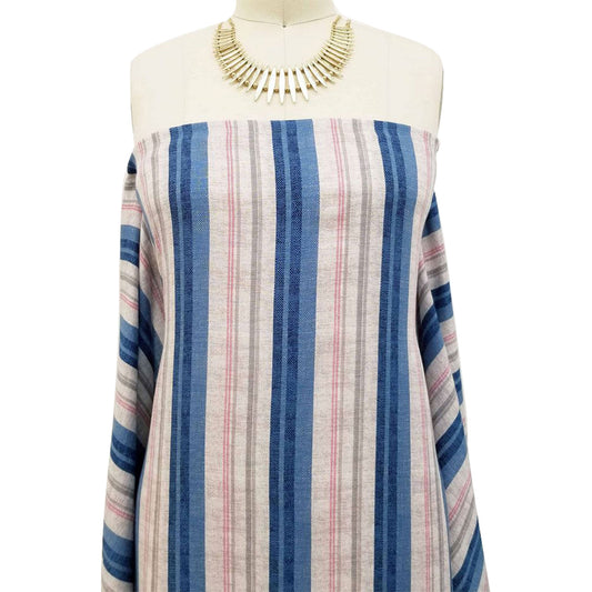 DP-824-698-ECRU-GUAVA- PRINTED RAYON CHALLIS 100% RAYON CHALLIS