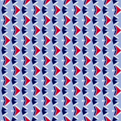 DP-826-586-BLUE-RED - PRINTED CREPE CHIFFON 97% POLY 3% SPANDEX