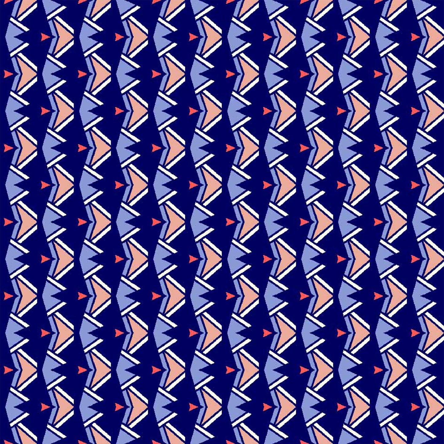 DP-826-586-NAVY-APRICOT - PRINTED CREPE CHIFFON 97% POLY 3% SPANDEX