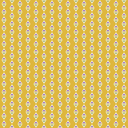DP-828-586-SUNNY-GOLD-GREEN - PRINTED CREPE CHIFFON 97% POLY 3% SPANDEX