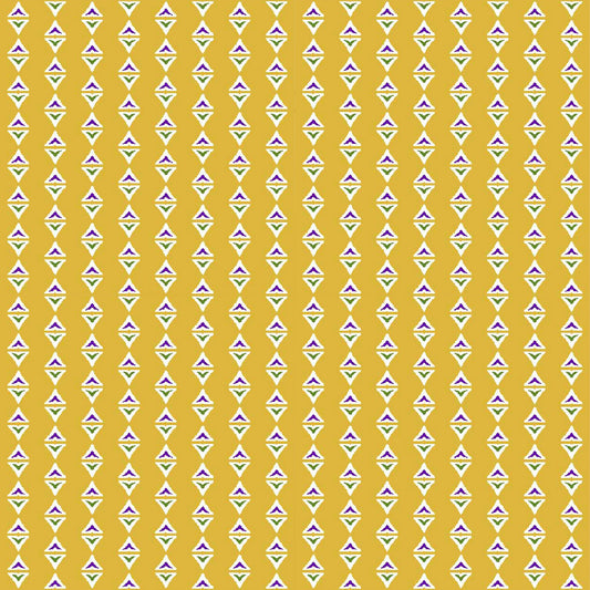 DP-828-586-SUNNY-GOLD-GREEN - PRINTED CREPE CHIFFON 97% POLY 3% SPANDEX