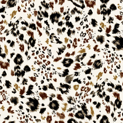 DP-841-504-ECRU-BROWN - PRINTED WOOL DOBBY 100% POLYESTER