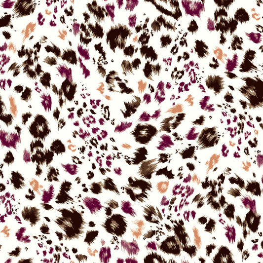 DP-841-504-OFFWHITE-BERRY - PRINTED WOOL DOBBY 100% POLYESTER