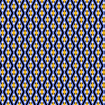 DP-854-586-BLUE-GOLD - PRINTED CREPE CHIFFON 97% POLY 3% SPANDEX