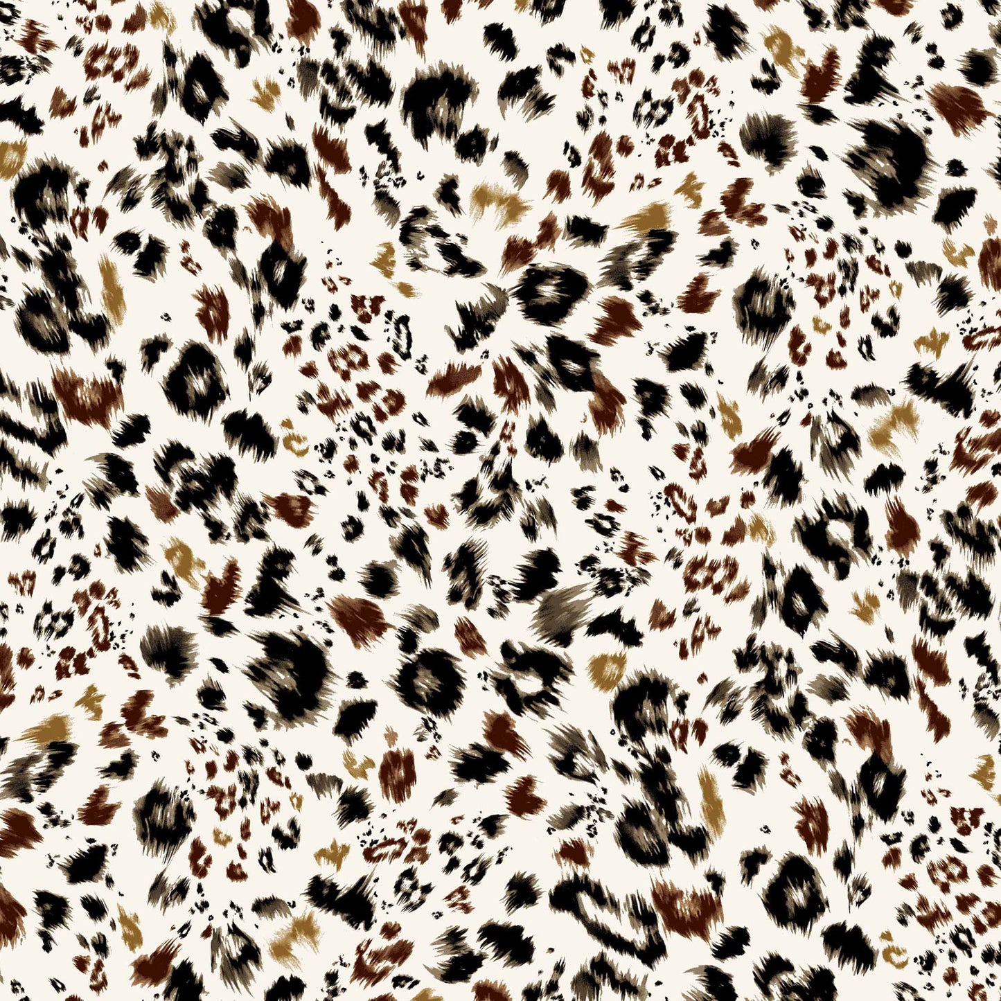 DP-863-586-ECRU-BROWN - PRINTED CREPE CHIFFON 97% POLY 3% SPANDEX