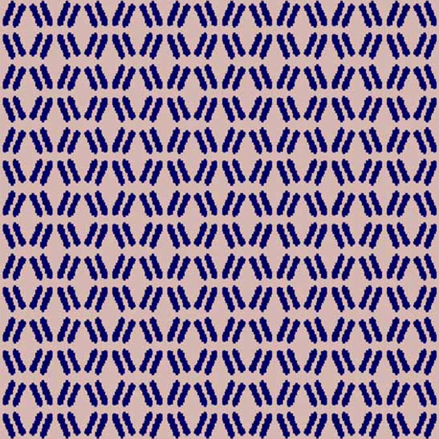 DP-880-504-DUSTY-PINK-NAVY - PRINTED WOOL DOBBY 100% POLYESTER