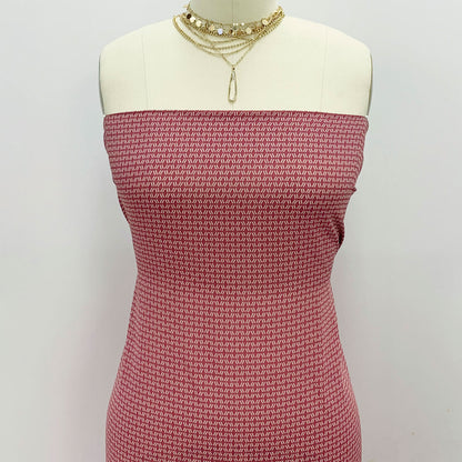 DP-880-504-MAUVE-BLUSH - PRINTED WOOL DOBBY 100% POLYESTER