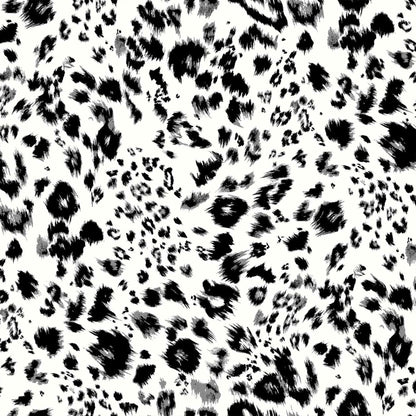 DP-907-586-OFFWHITE-BLACK - PRINTED CREPE CHIFFON 97% POLY 3% SPANDEX
