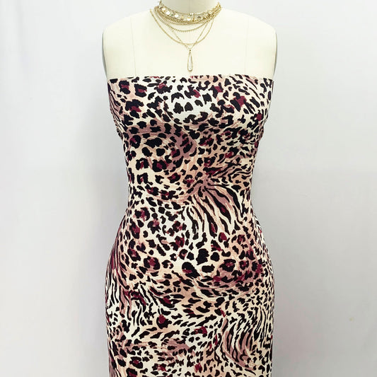 DP-960-586-MAUVE-BURGUNDY - PRINTED CREPE CHIFFON 97% POLY 3% SPANDEX