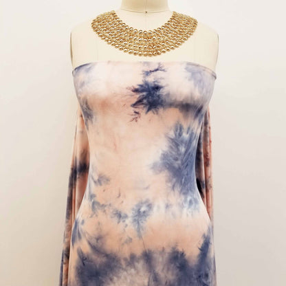 DPT-807-668-DENIM-BLUSH - HAND TIE DYE DTY 92% POLY 8% SPANDEX DTY DOUBLE SIDED BRUSH