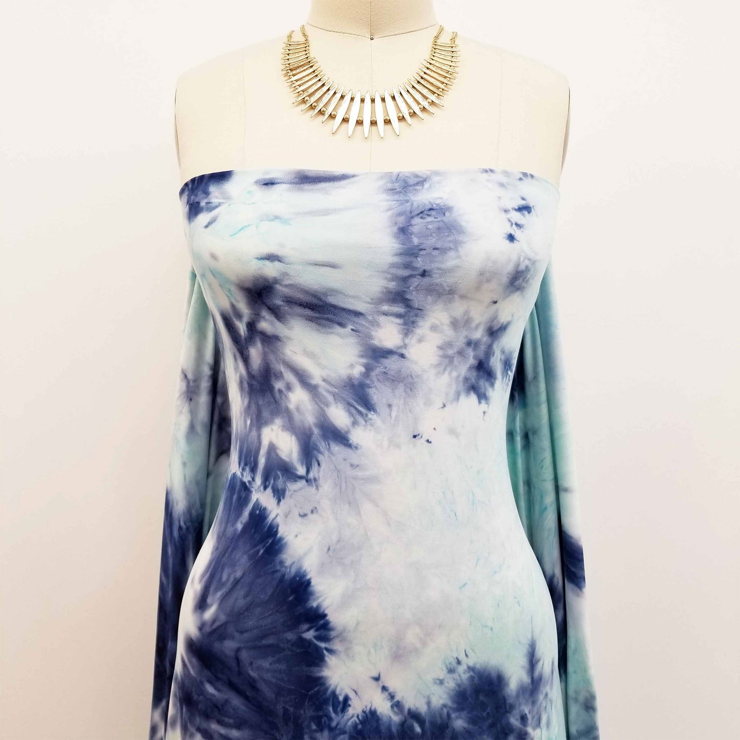 DPT-807-668-NAVY-MINT - HAND TIE DYE DTY 92% POLY 8% SPANDEX DTY DOUBLE SIDED BRUSH