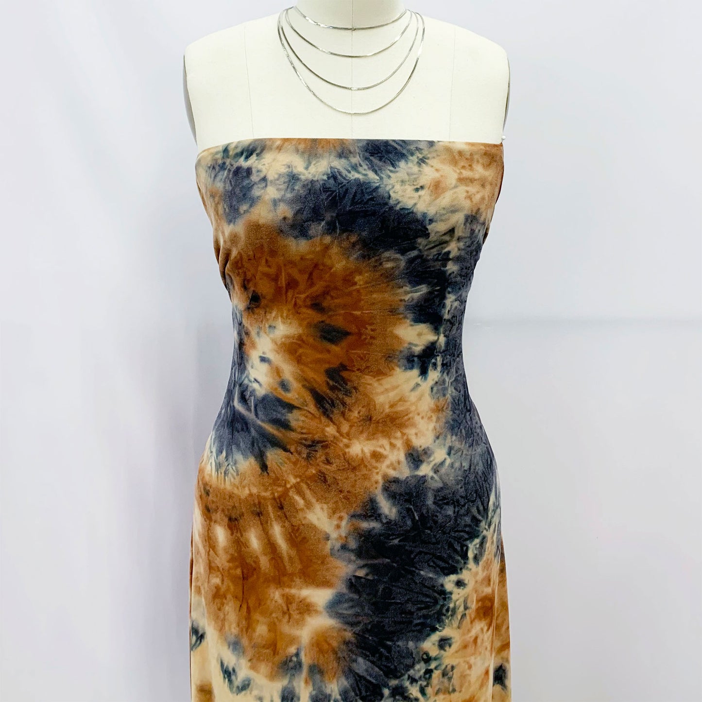 DPT-808-668-CHARCOAL-CARAMEL - HAND TIE DYE DTY 92% POLY 8% SPANDEX DTY DOUBLE SIDED BRUSH