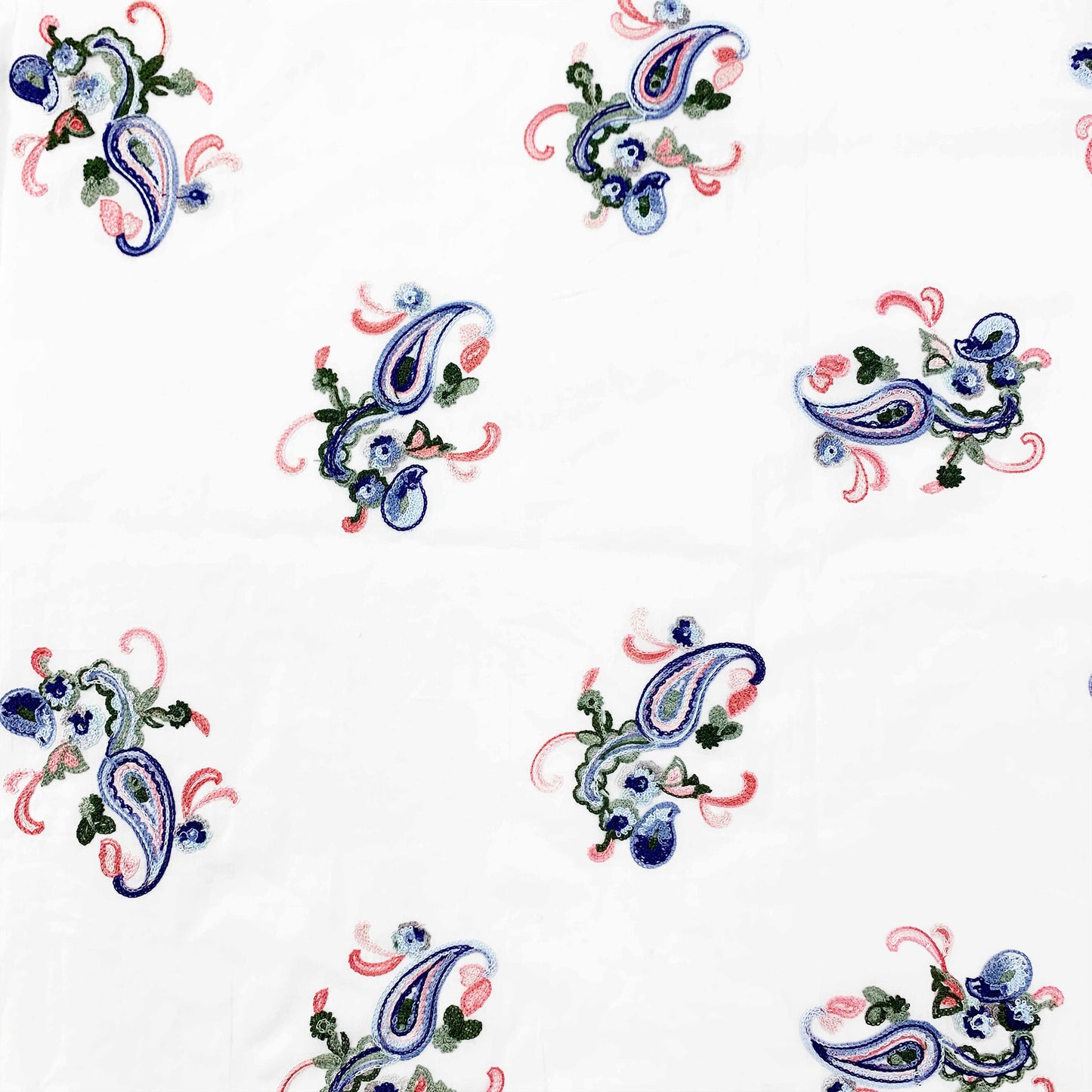 EB-365-CVOILE-M-OFFWHITE-DENIM - VOILE; EMB YARN 100% RAYON