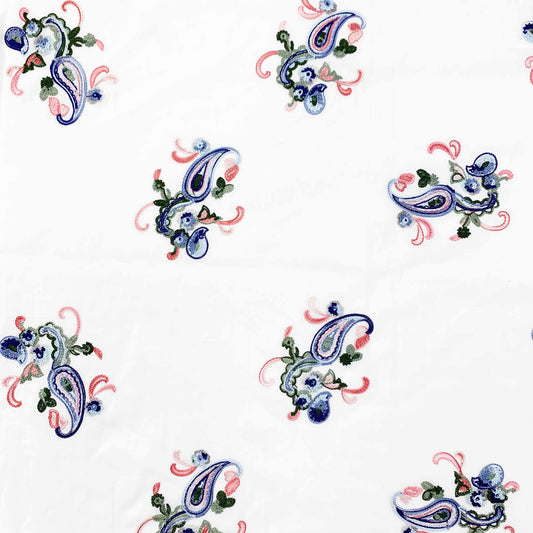 EB-365-CVOILE-M-OFFWHITE-DENIM - VOILE; EMB YARN 100% RAYON