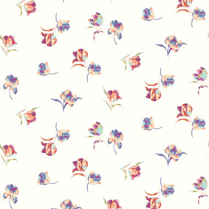 P-10006-636-OFFWHITE-CORAL-PRINTED-CREPON-100%-RAYON-CREPON