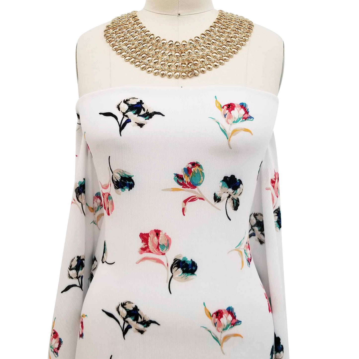 P-10006-636-OFFWHITE-CORAL-PRINTED-CREPON-100%-RAYON-CREPON