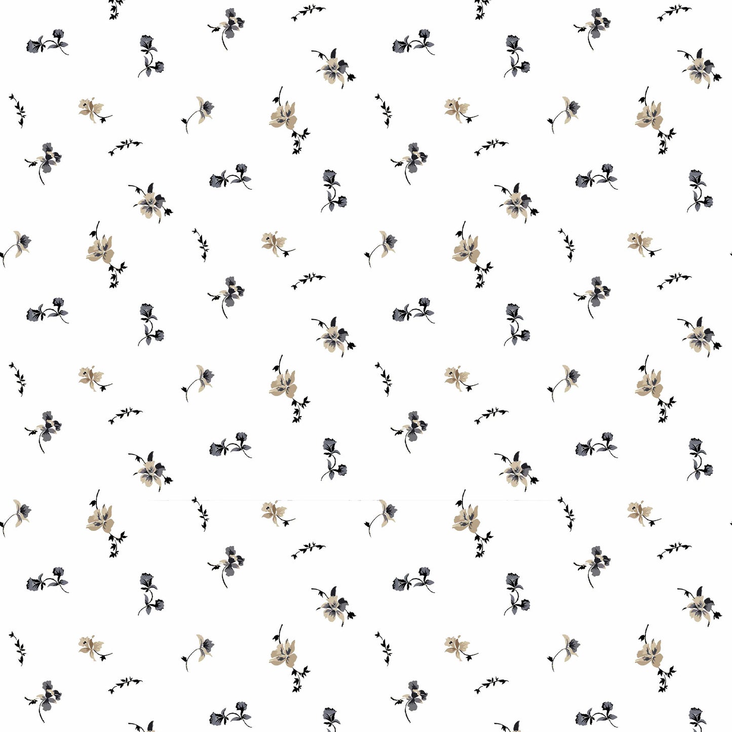 P-10008-502-IVORY-NEUTRAL - PRINTED 100% POLY CHELSEA CHIFFON