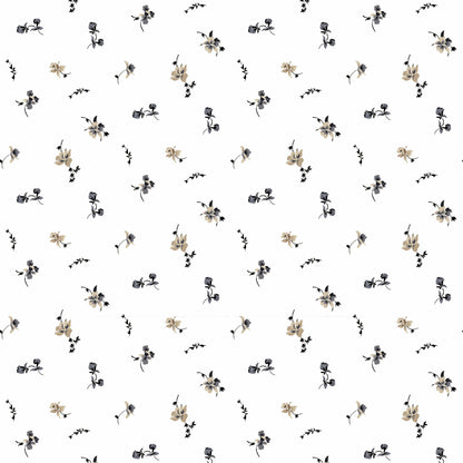 P-10008-502-IVORY-NEUTRAL - PRINTED 100% POLY CHELSEA CHIFFON