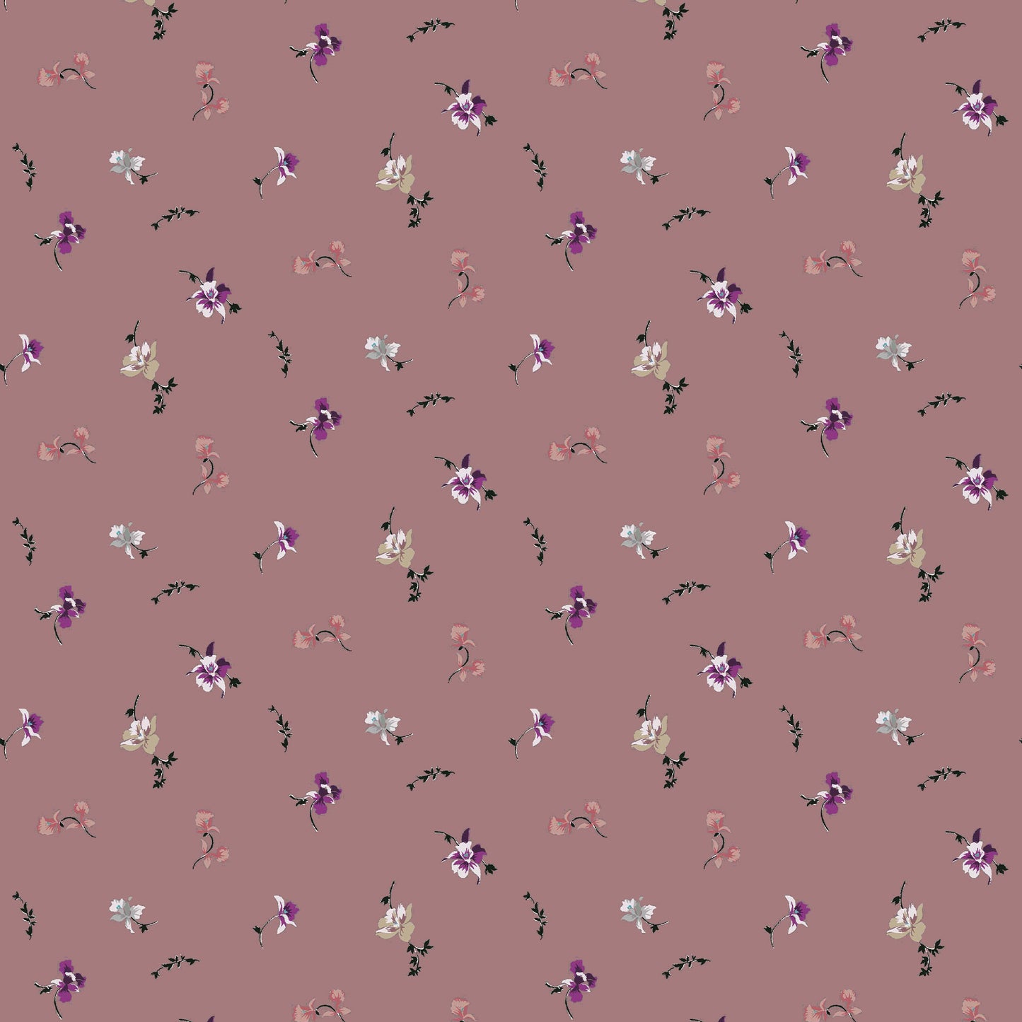 P-10008-502-MAUVE-VIOLET - PRINTED 100% POLY CHELSEA CHIFFON