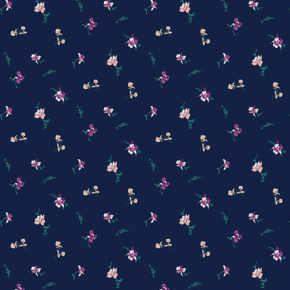 P-10008-502-NAVY-VIOLET - PRINTED 100% POLY CHELSEA CHIFFON