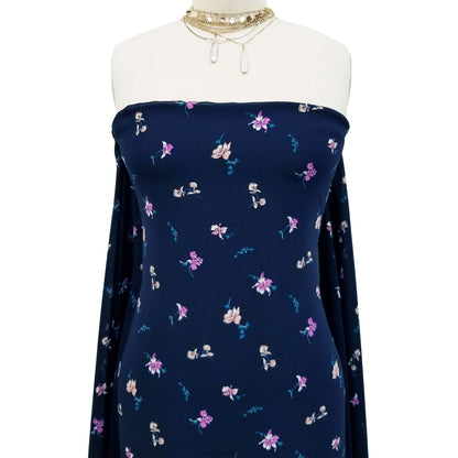 P-10008-502-NAVY-VIOLET - PRINTED 100% POLY CHELSEA CHIFFON