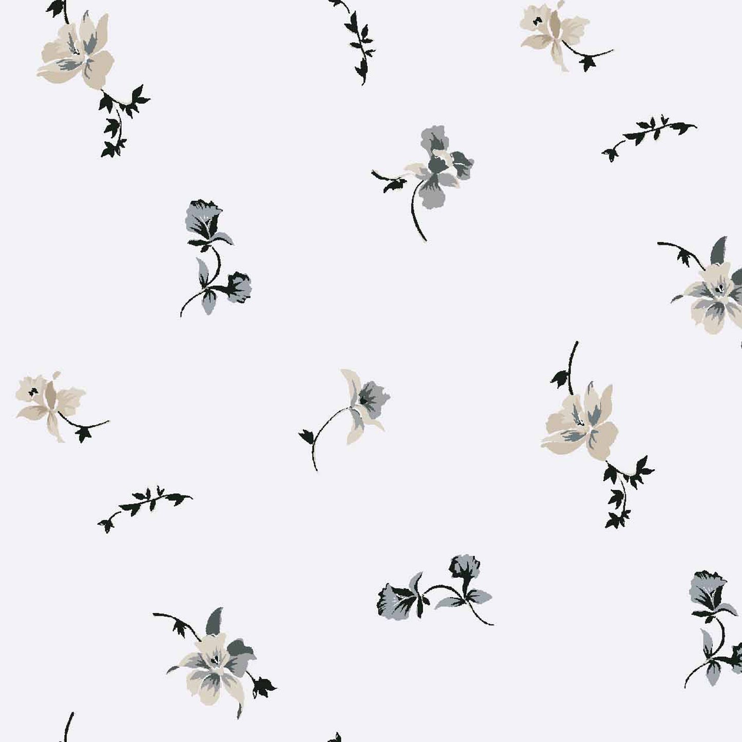 P-10008-502-OFFWHTE-NEUTRAL - PRINTED 100% POLY CHELSEA CHIFFON