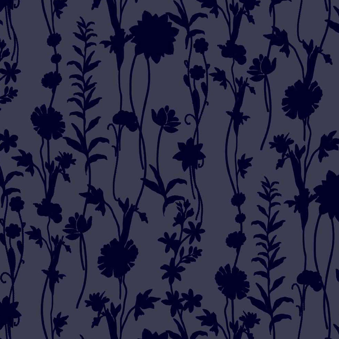 P-10083-VELVET-NAVY - PRINTED BURNT-OUT VELVET 68% POLY 24% NYLN 8% SPANDEX