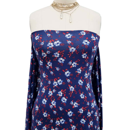 P-101-HVY-RSJ-NAVY-DENIM - PRINT RSJ 95% RAYON 5% SPANDEX JERSEY