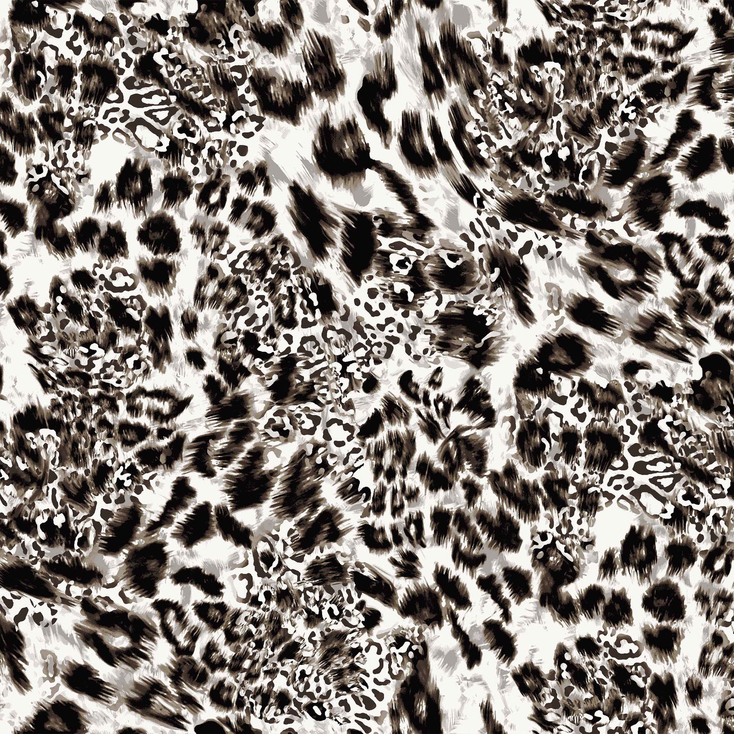 P-1011-504-OFFWHITE-COFFEE - PRINTED WOOL DOBBY 100% POLYESTER