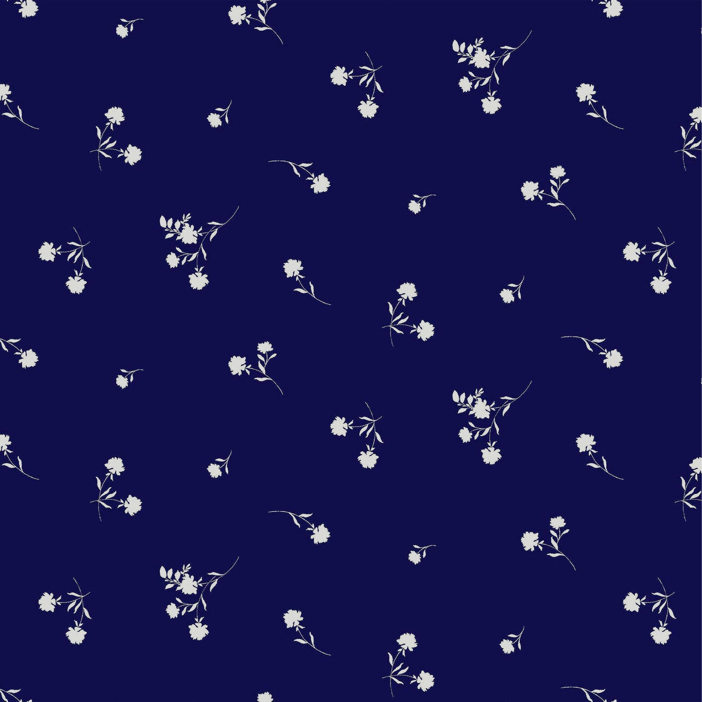 P-1045-504-NAVY-OFFWHITE - PRINTED WOOL DOBBY 100% POLYESTER