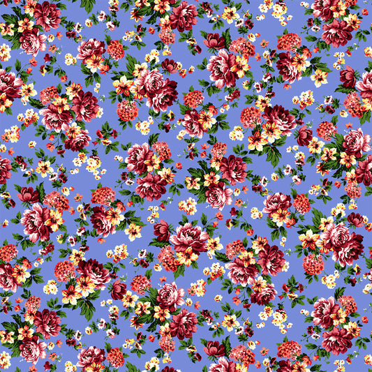 P-1051-702-BLUE-HOT-PINK - PRINTED SCUBA CREPE 97% POLY 3% SPANDEX