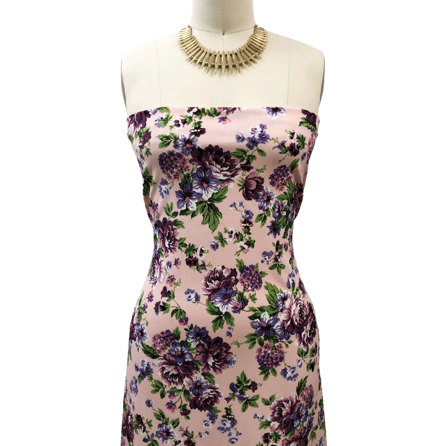 P-1051-702-PINK-DUSTY-LAVENDER - PRINTED SCUBA CREPE 97% POLY 3% SPANDEX