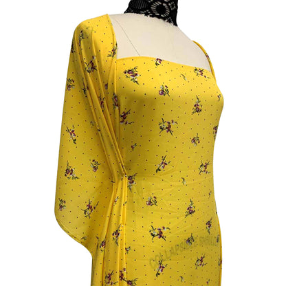 P-1054-504-PINEAPPLE-DUSTY-VIOLET - PRINTED WOOL DOBBY 100% POLYESTER